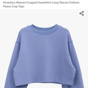Cropped sweatshirt